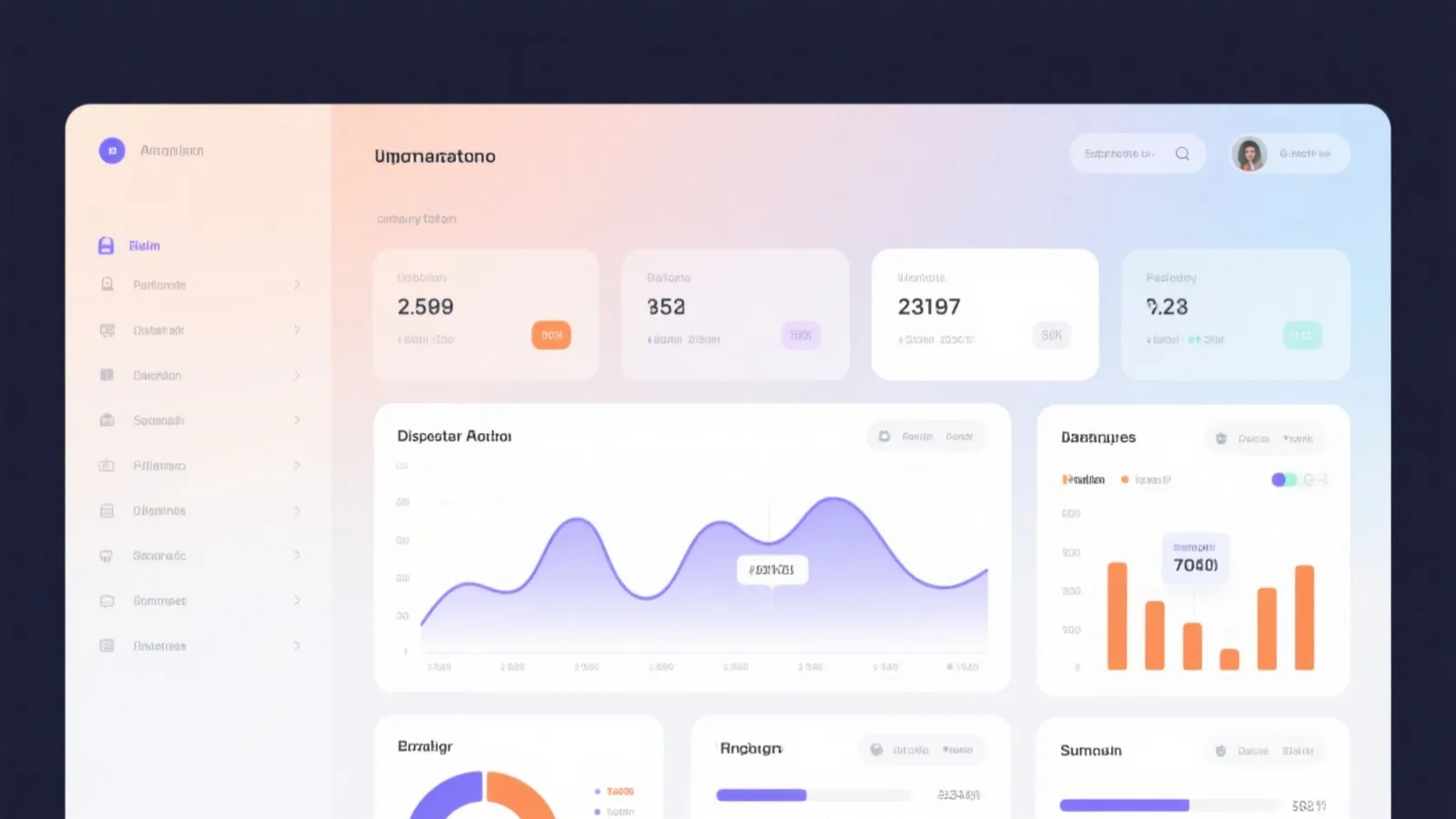 数据看板示意图